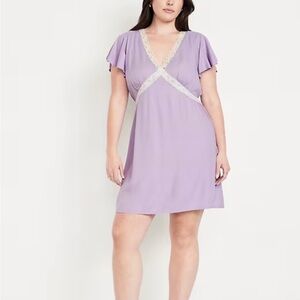 Old Navy Lilac Lace Accent